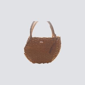 Woven Straw Hand Bag Top Handle Beach Bag Handcraft Bag for Dating Shopping Work